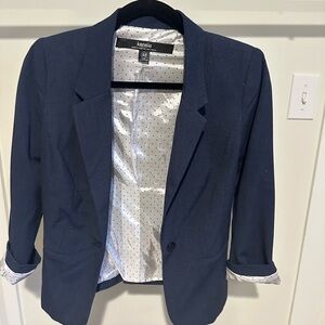 Women’s lightweight navy blue blazer, XS